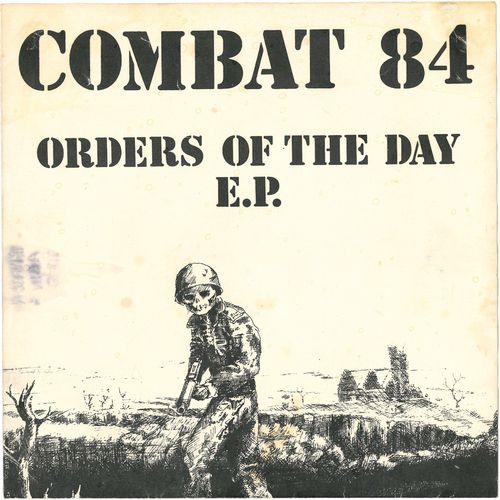 COMBAT 84 - Orders Of The Day EP 7" + P/S (VG+/VG+) (P)