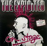 EXPLOITED, THE - On Stage (CLEAR VINYL) - LP (VG+/EX) (P)