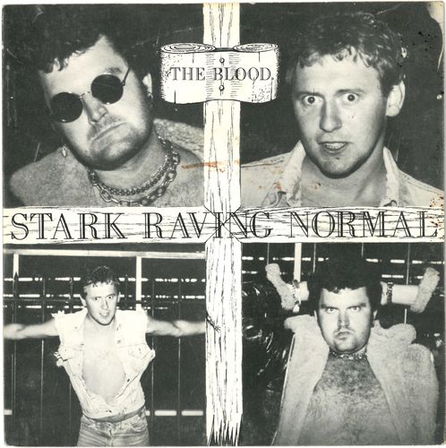 BLOOD, THE - Stark Raving Normal - 7" + P/S (VG+/EX) (P)