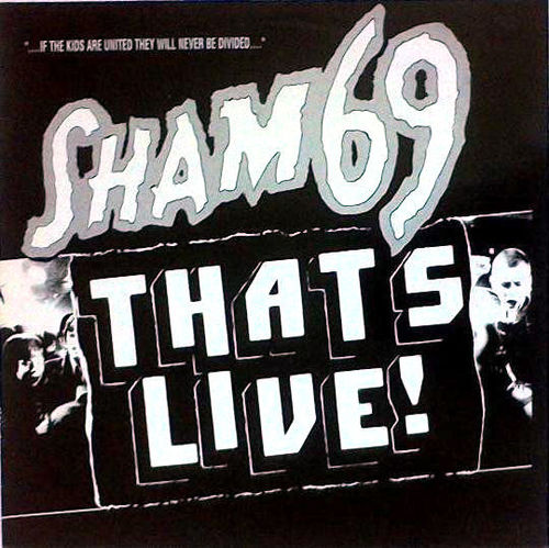 SHAM 69 - That's LIVE! - EP 12" + P/S (EX-/EX) (P)