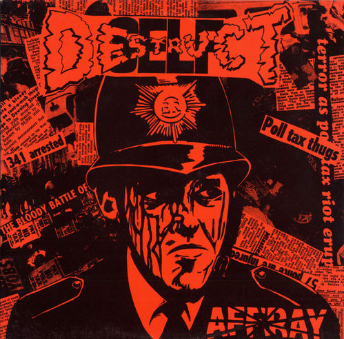 SELF DESTRUCT - Affray EP - 12" + P/S (EX/EX) (P)