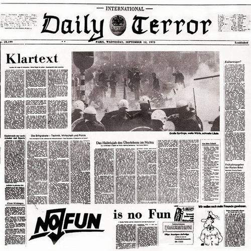 DAILY TERROR - No Fun Is No Fun - 7" + P/S (NEW) (P)